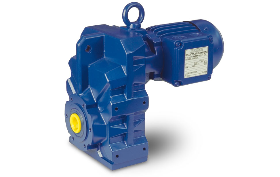 BF Series Shaft Mounted Geared Motor Bauer Gear Motors Greece & Cyprus